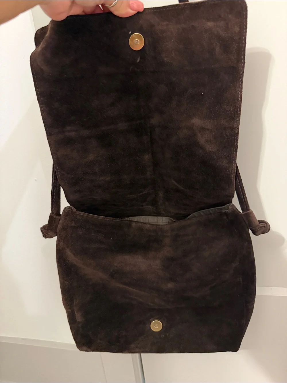 Bussa Italia Genuine Leather Patchwork Shoulder Italian Bag Made in Italy
